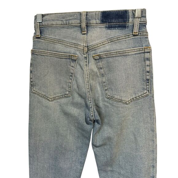 Revolve RE/DONE Stove Pipe high-rise straight jeans - Picture 4 of 9